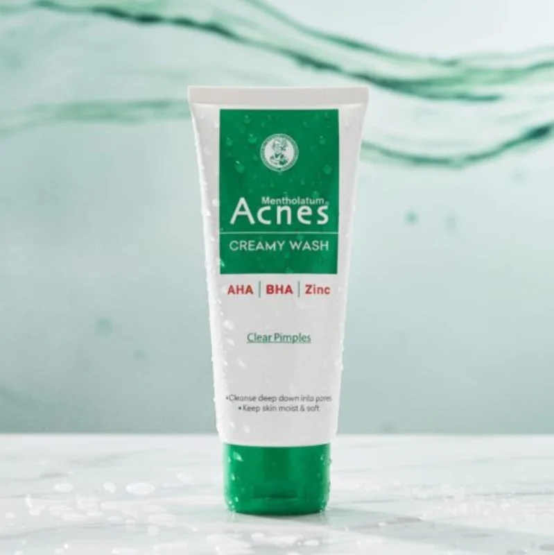 ACNES CREAMY WASH & VITAMIN CLEANSER 50G - Rasmika Fancy Sri Lanka