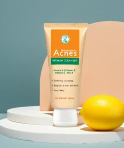 ACNES CREAMY WASH & VITAMIN CLEANSER 50G View 2