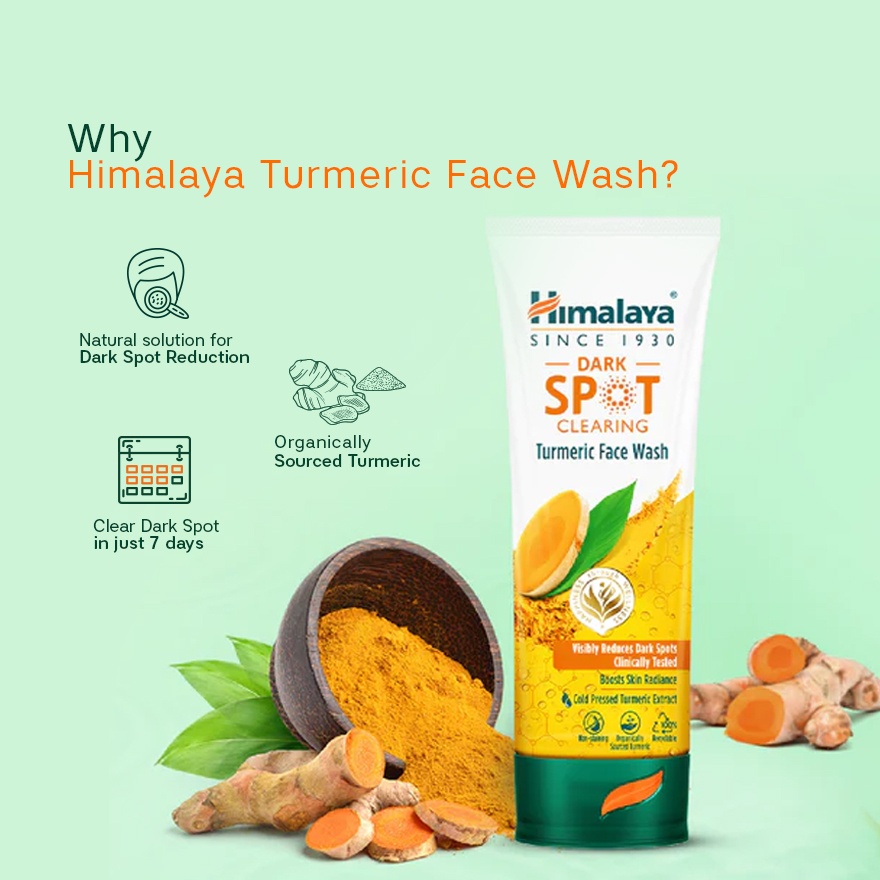 HIMALAYA FACEWASH TURMERIC 50 G View 3