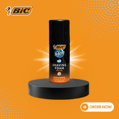 BIC MEN SHAVING FOAM 100ML - Rasmika Fancy