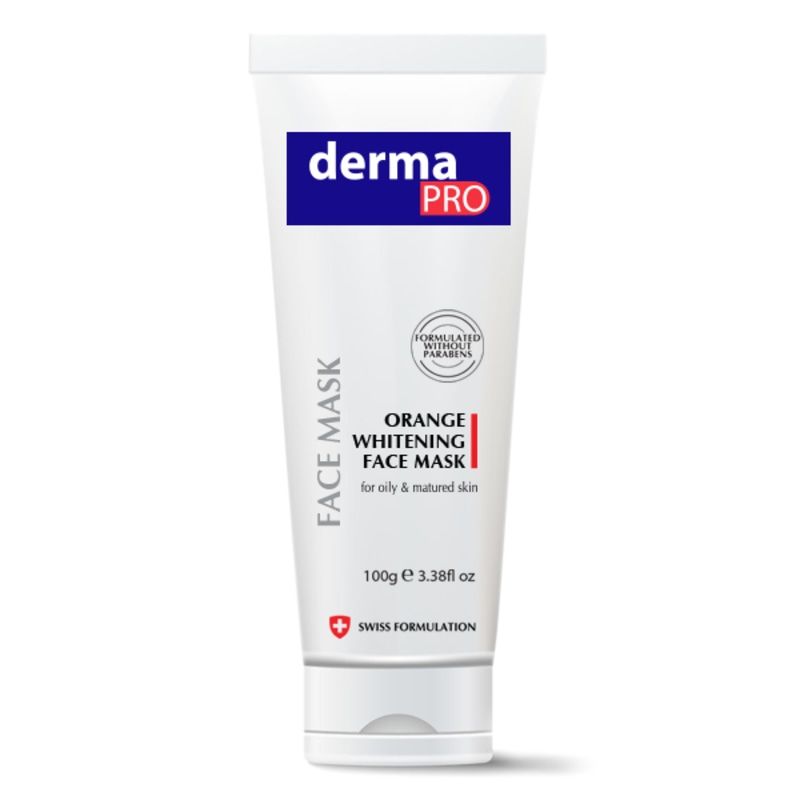 DERMA ORANGE BRIGHTENING FACE MASK 100G - Rasmika Fancy