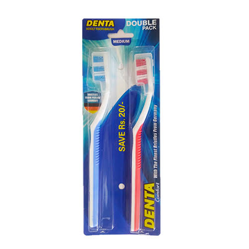 DENTA TOOTHBRUSH DOUBLE PACK - Rasmika Fancy