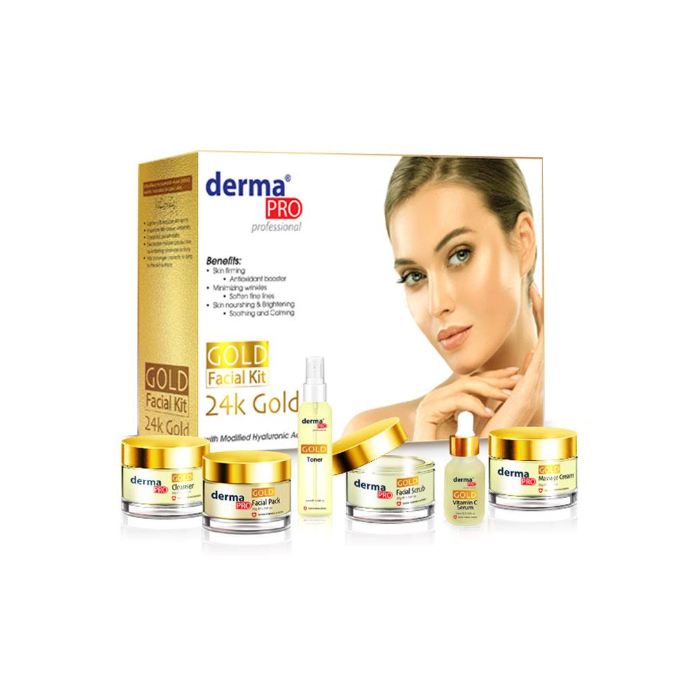 DERMA SHINE 24K GOLD FACIAL KIT - Rasmika Fancy Sri Lanka