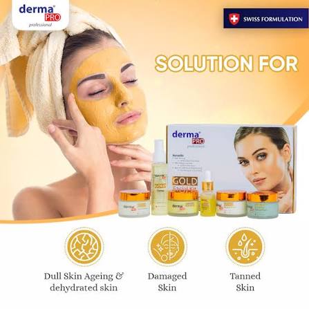 DERMA SHINE 24K GOLD FACIAL KIT View 3