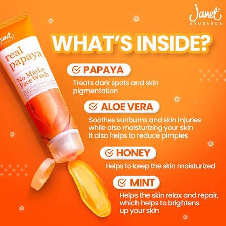 JANET PAPAYA FACE WASH View 5