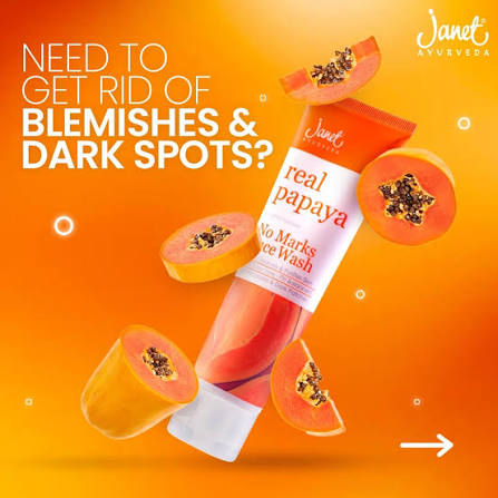 JANET PAPAYA & CARROT FACE WASH 50ML View 4
