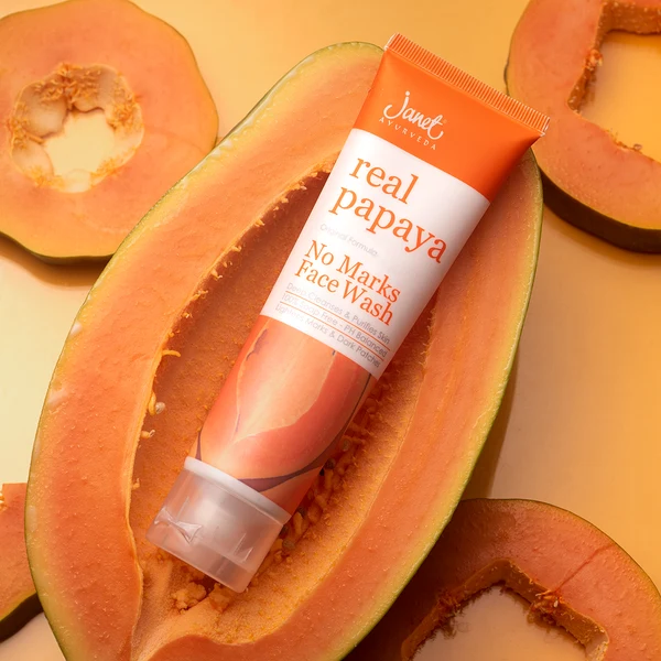 JANET PAPAYA & CARROT FACE WASH 50ML View 6