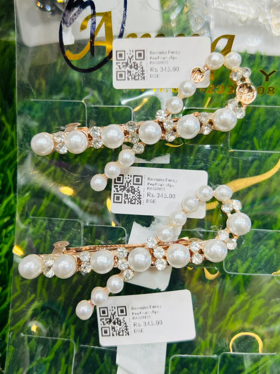 PEARL HAIR CLIP - Rasmika Fancy