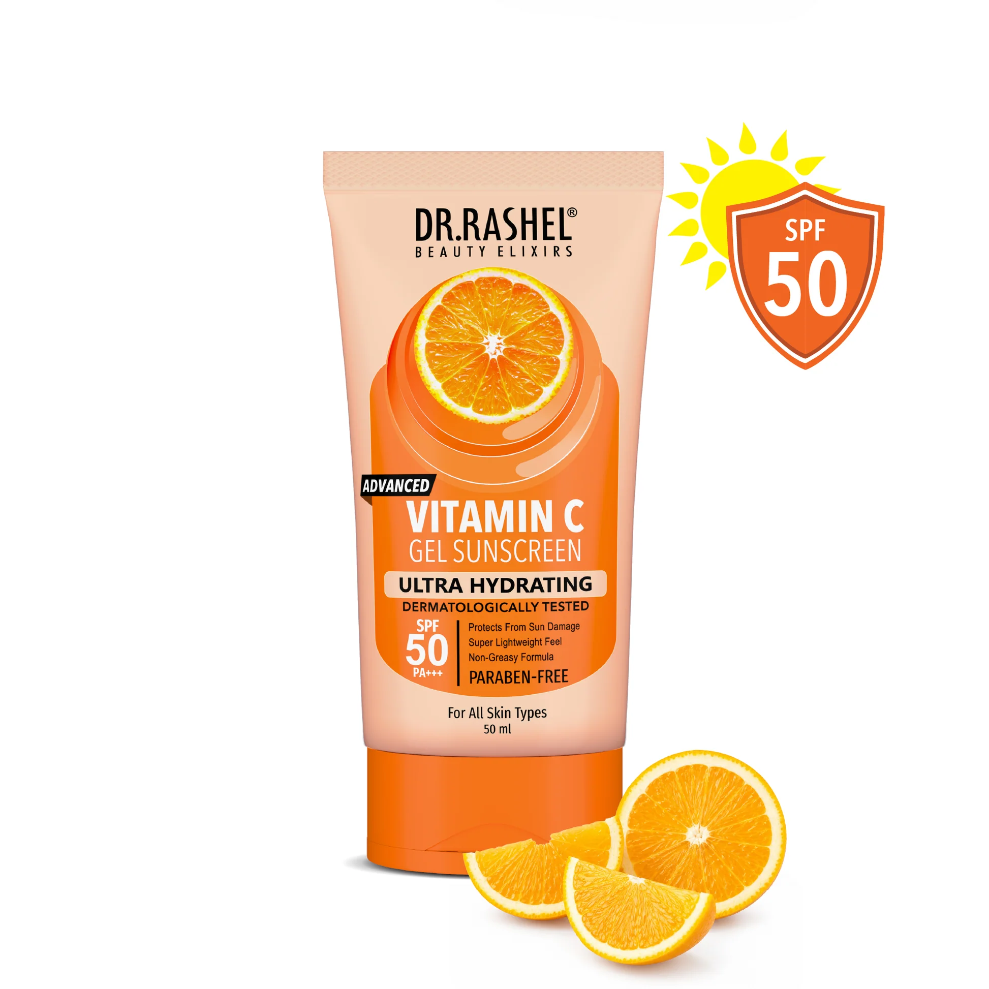 DR RASHEL VITAMIN C GEL SUNSCREEN 100ML - Rasmika Fancy