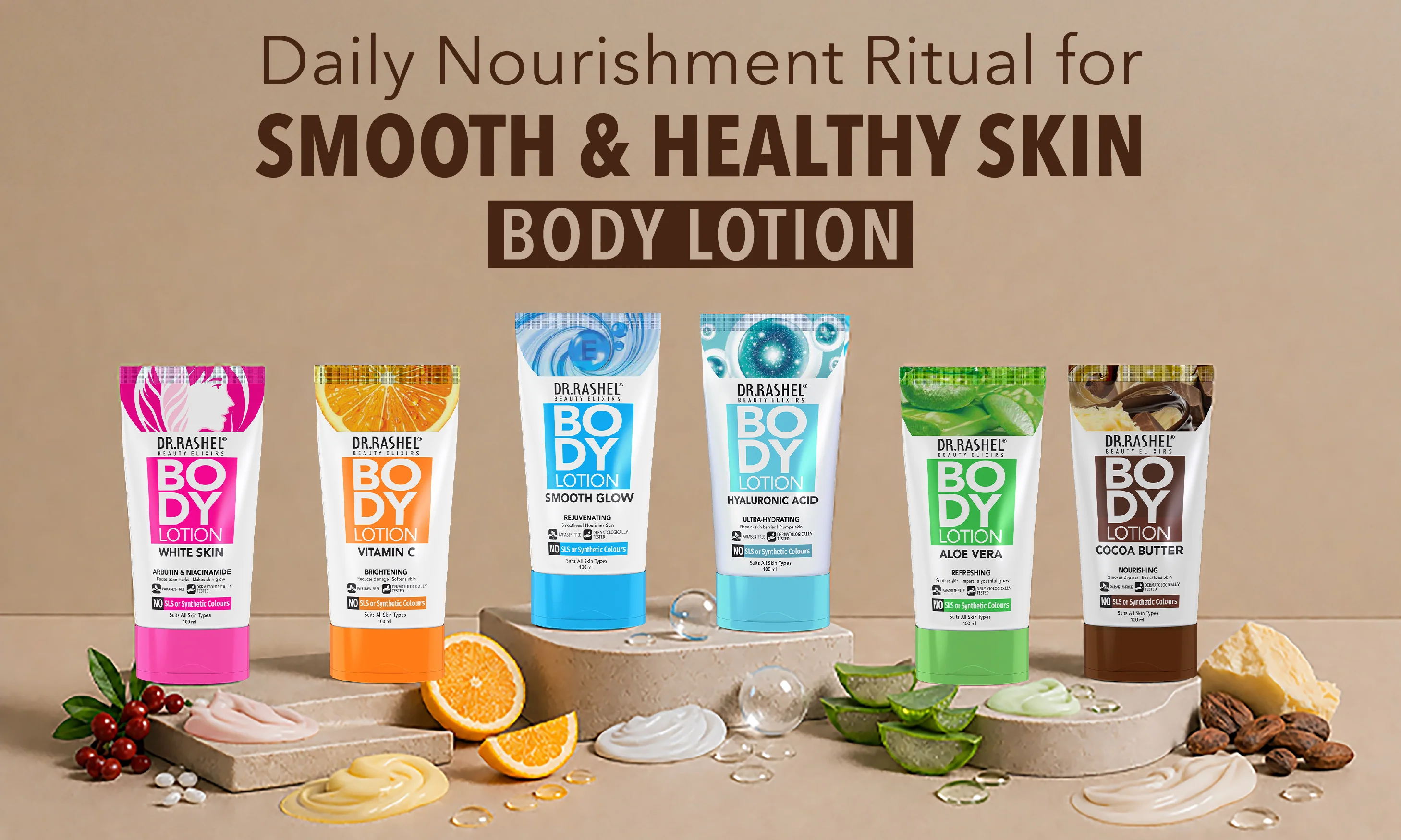 DRDR RASHEL BODY LOTION 100ML - Rasmika Fancy Sri Lanka