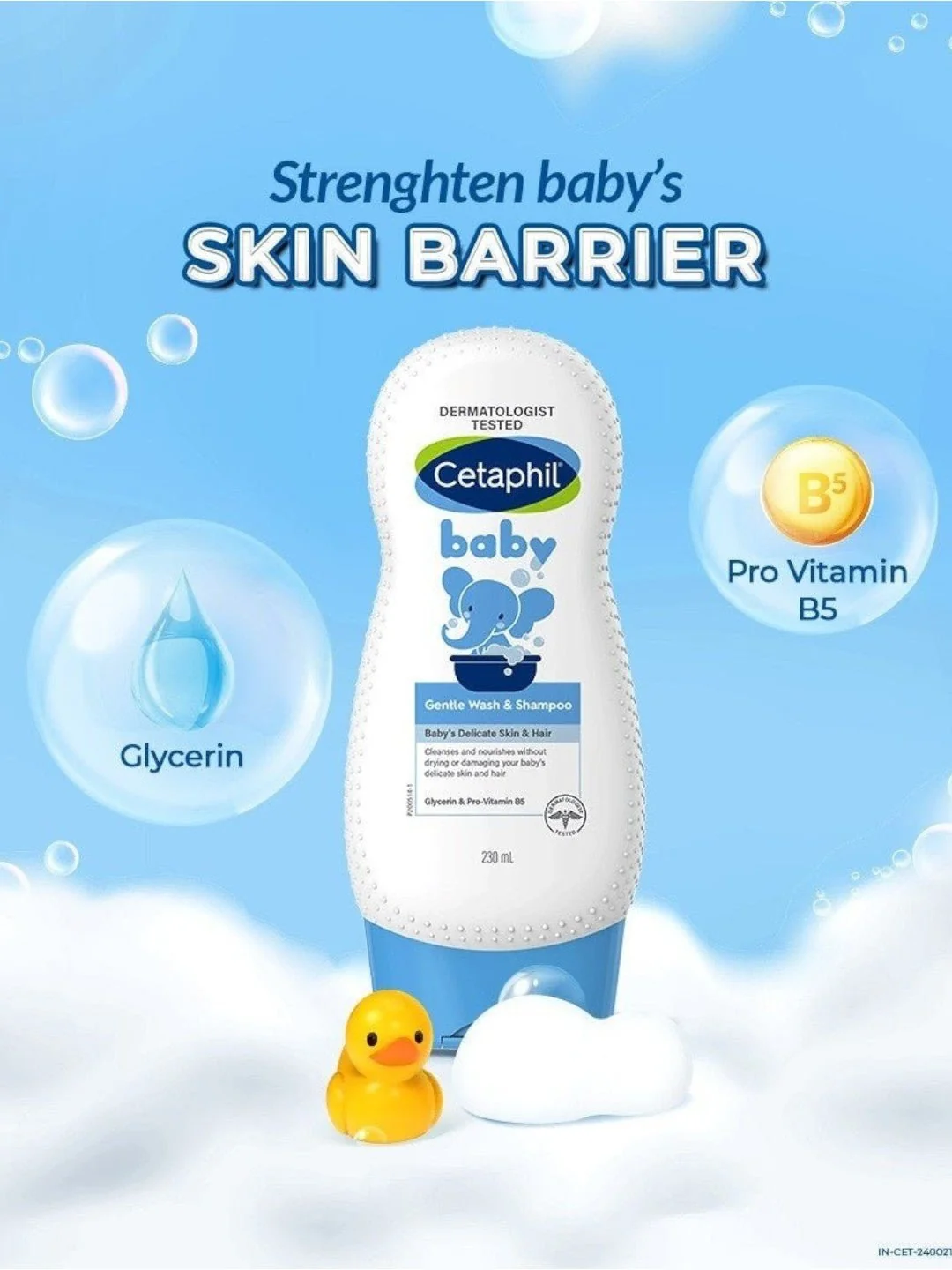 CETAPHIL GENTLE WASH AND SHAMPOO 230ML View 3