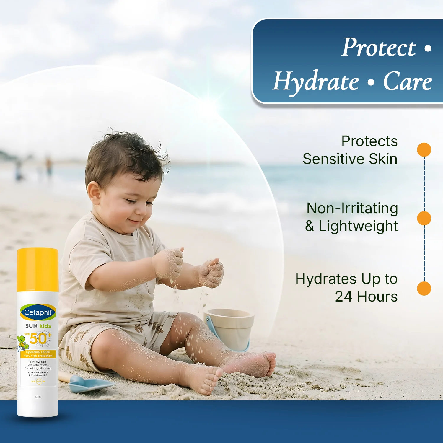 CETAPHIL SUN KIDS SPF 50+ LOTION 150ML View 3
