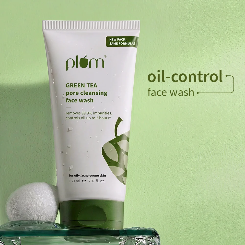 PLUM GREEN TEA FACE WASH 100ML - Rasmika Fancy