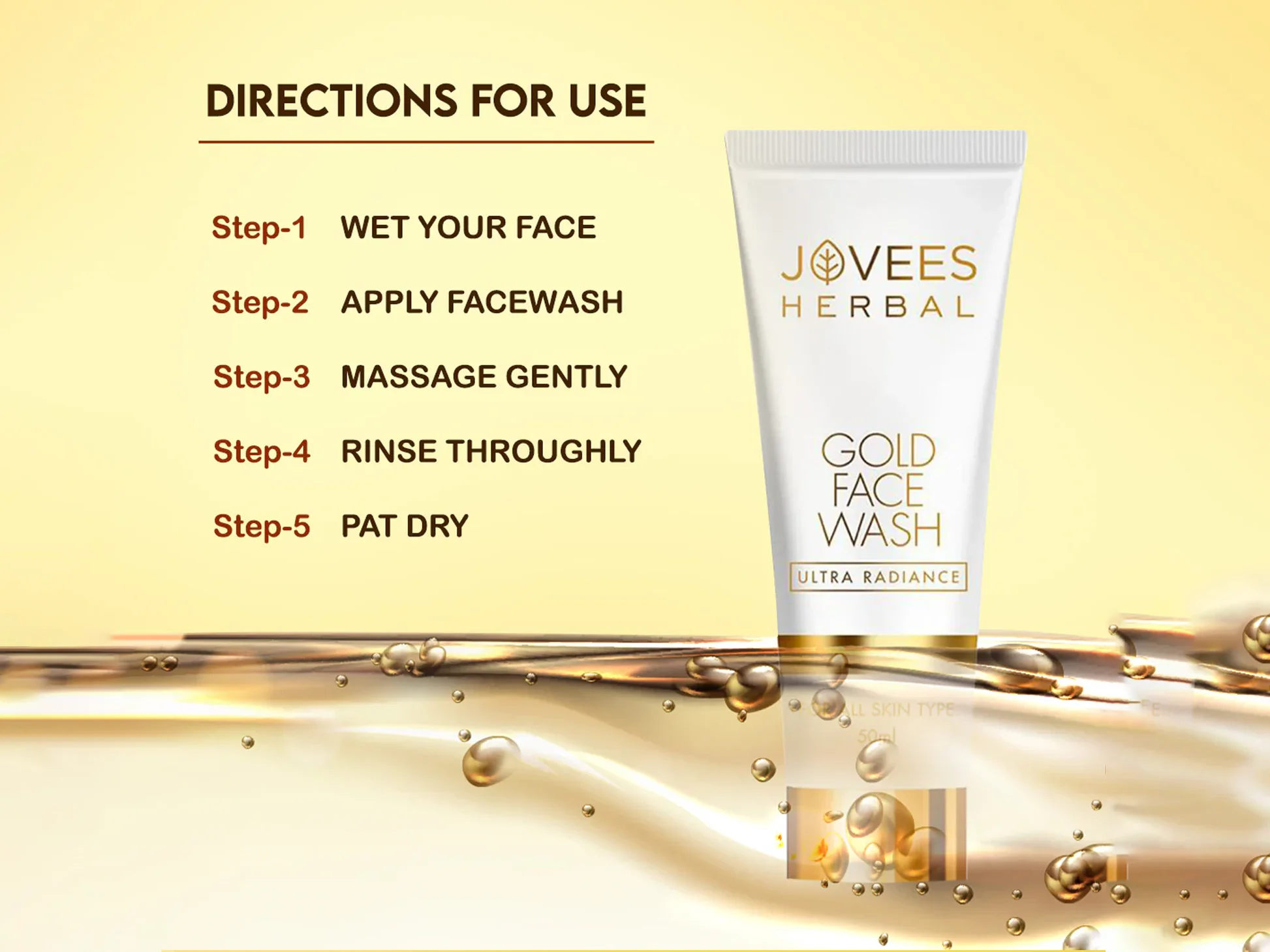 JOVEES GOLD FACEWASH View 2