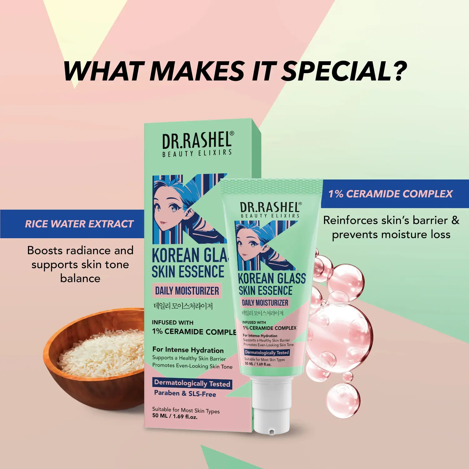 DR RASHEL KOREAN GLASS SKIN ESSENCE 50ML View 2
