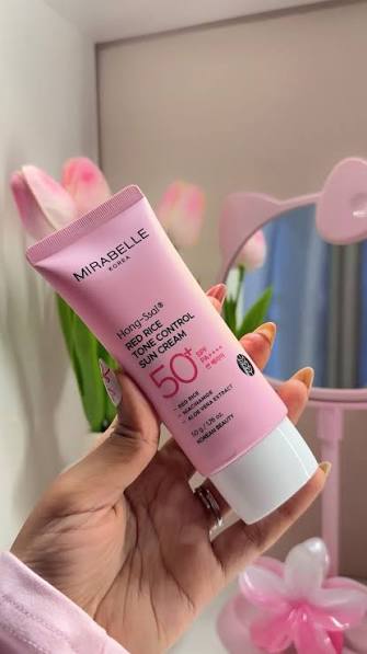 MIRABELLE RED RICE SUN CREAM 50G View 2