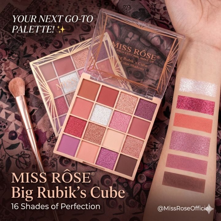 MISS ROSE 16 COLOR FACE PALETTE - Rasmika Fancy