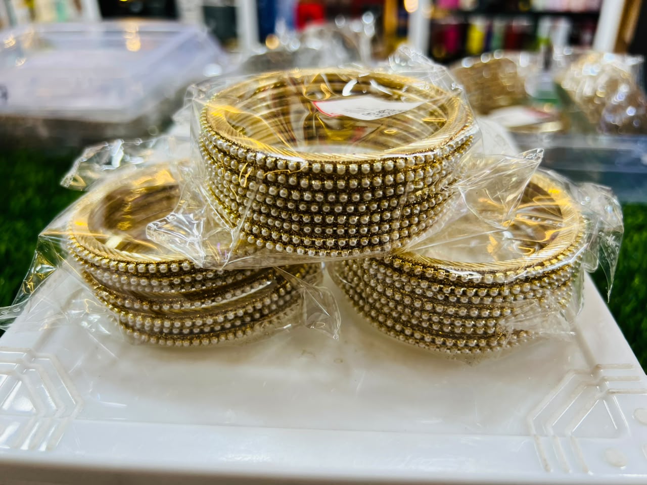 GOLD PLATED BANGLES 450/12 - Rasmika Fancy