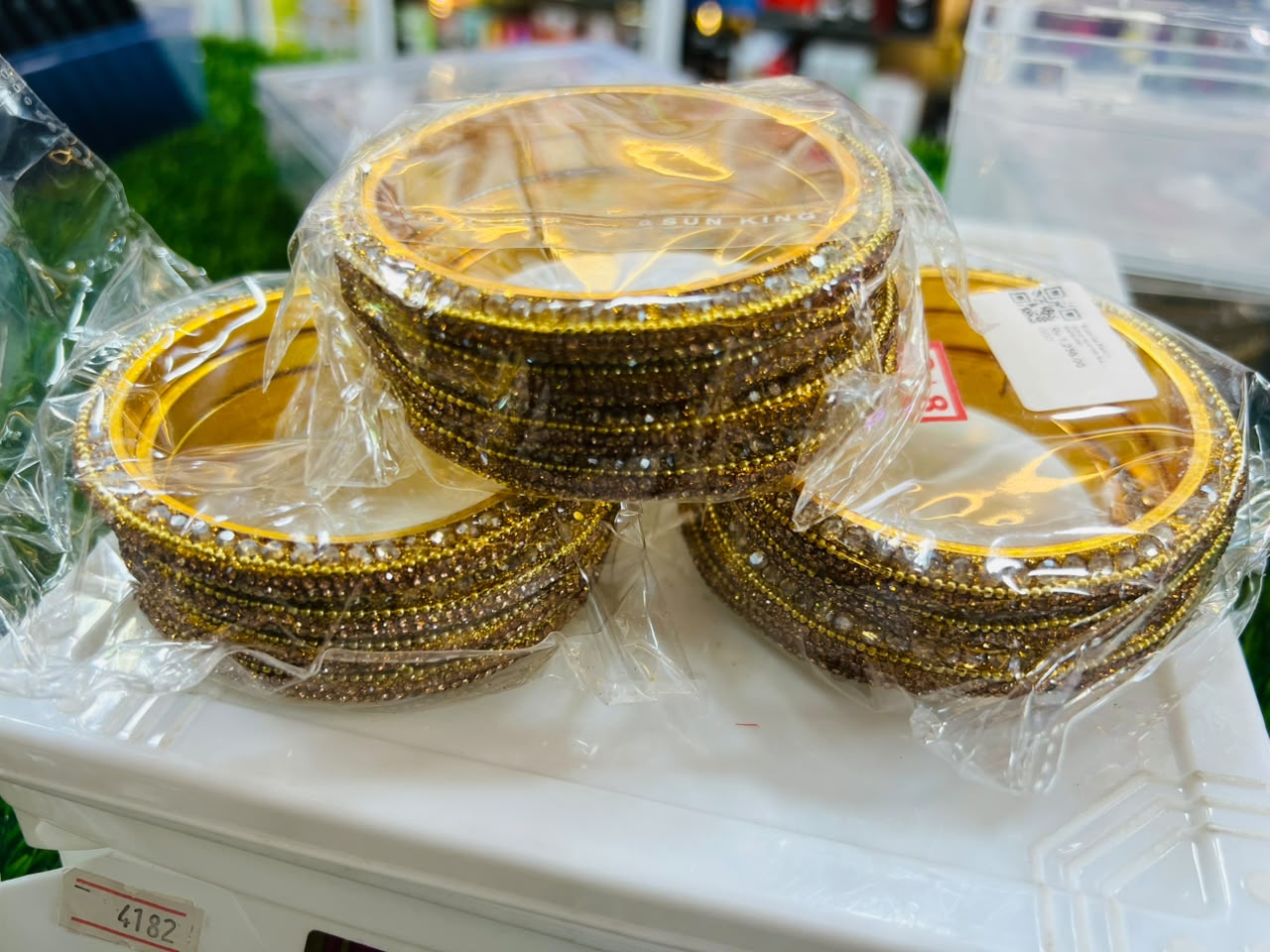 GOLD PLATED BANGLES 560/12 - Rasmika Fancy