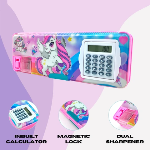 PENCIL BOX WITH CALCULATOR View 3
