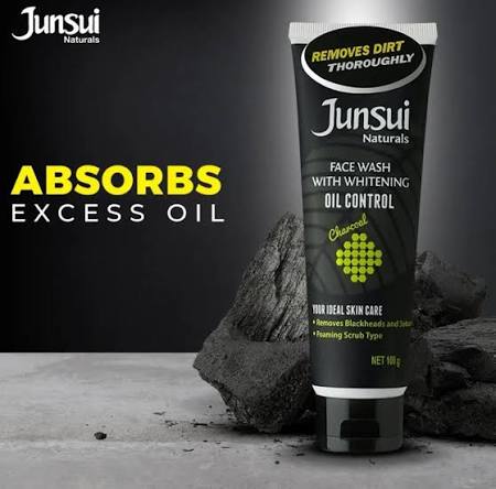 JUNSUI CHARCOAL FACE WASH 100G View 4