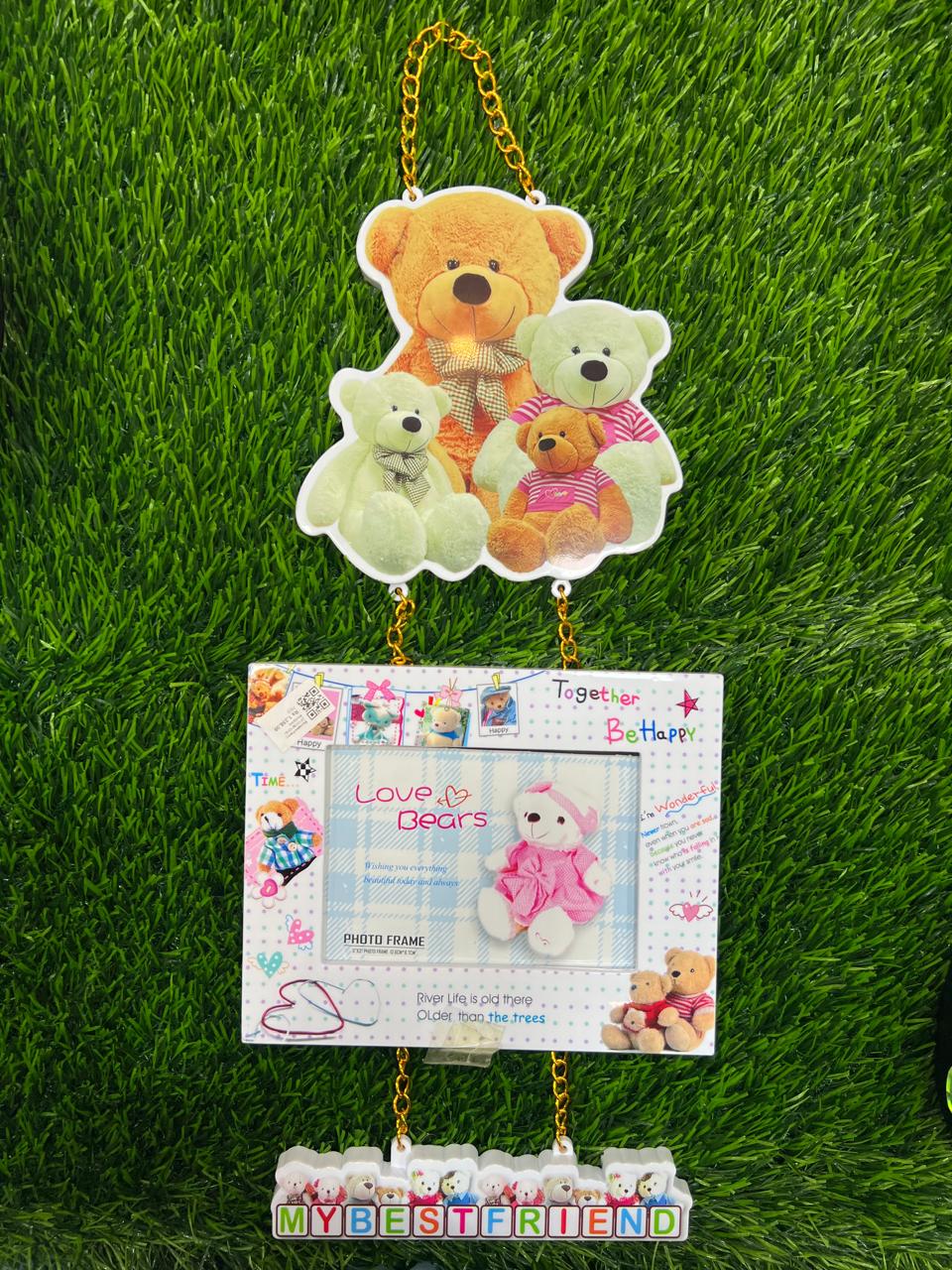 BEAR HANGING FRAME - Rasmika Fancy