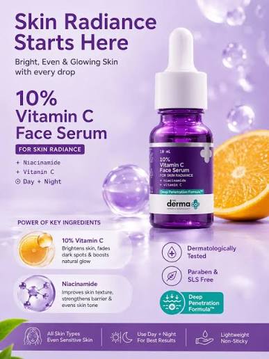 DERMA 10% VITAMIN C FACE SERUM 30ML View 4