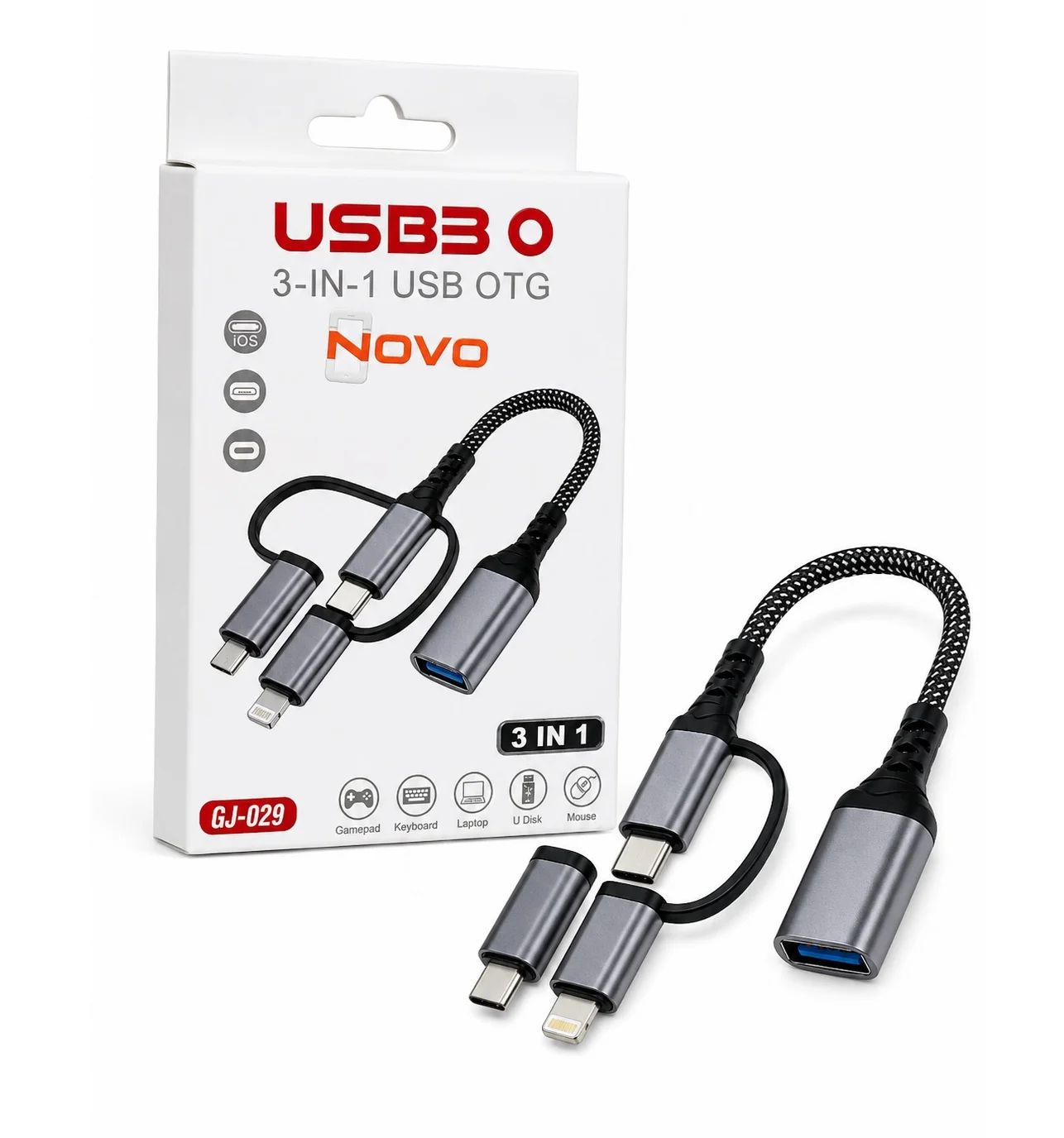 USB 3IN1 OTG CABLE - Rasmika Fancy