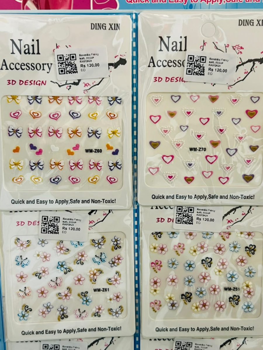 NAIL STICKERS 50/24P - Rasmika Fancy