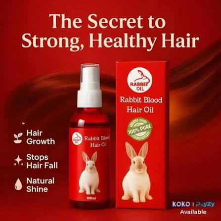 RABBIT BLOOD HAIR OIL 110ML - Rasmika Fancy