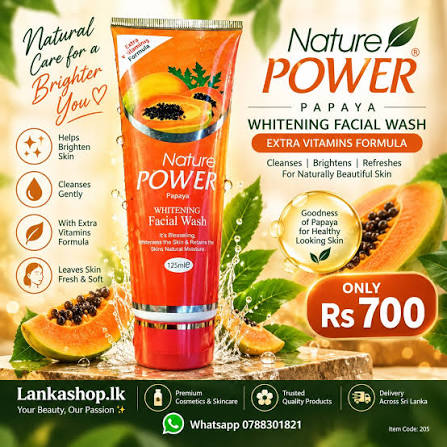 NATURE POWER PAPAYA FACE WASH 125ML View 2