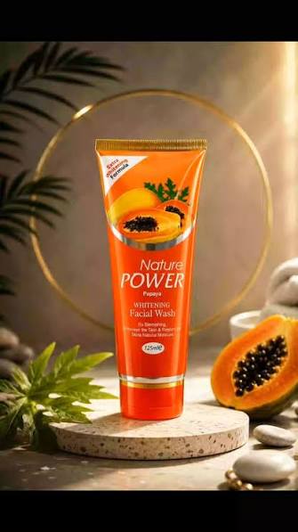 NATURE POWER PAPAYA FACE WASH 125ML View 3