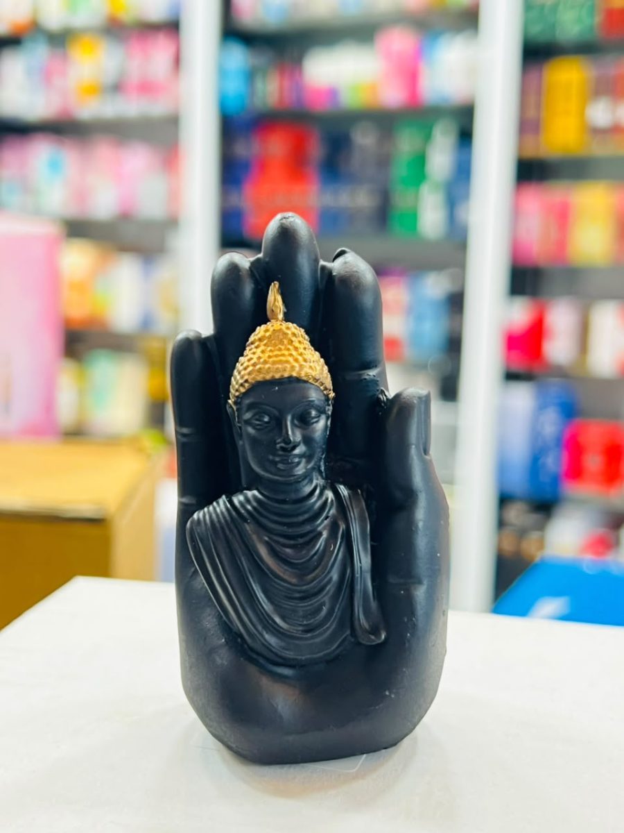 BLACK PALM BUDDHA - Rasmika Fancy