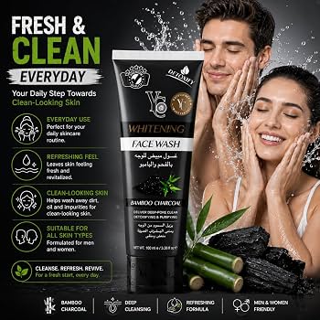 YC BAMBOO CHARCOAL & NEEM FACE WASH 100ML View 3