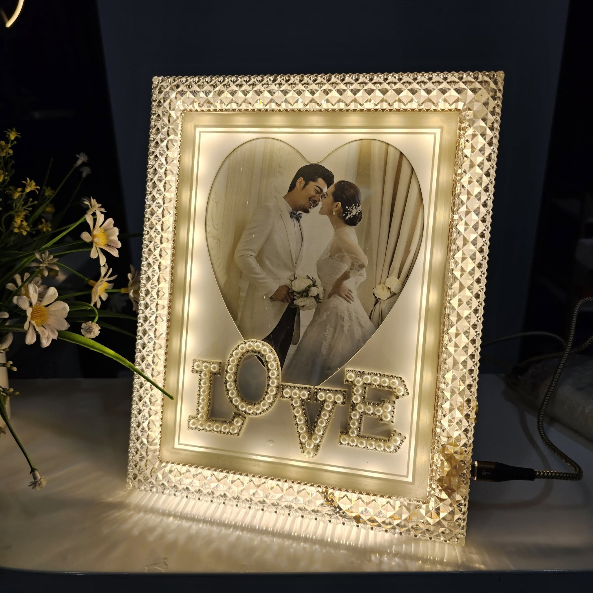 PHOTO FRAME LOVE PEARL M - Rasmika Fancy Sri Lanka