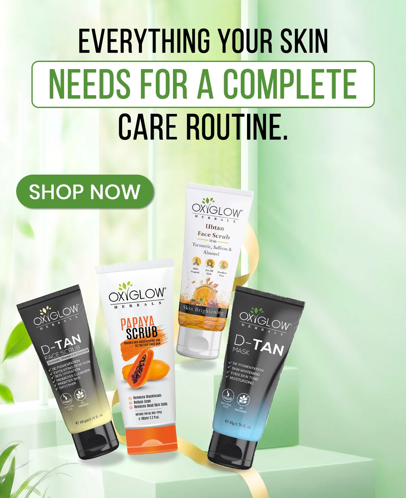 OXYGLOW FACE WASH & SCRUB 100G - Rasmika Fancy